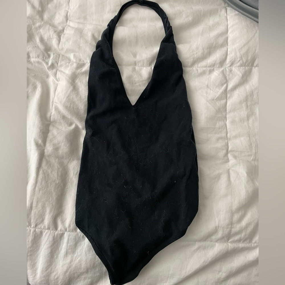 American apparel halter bodysuit